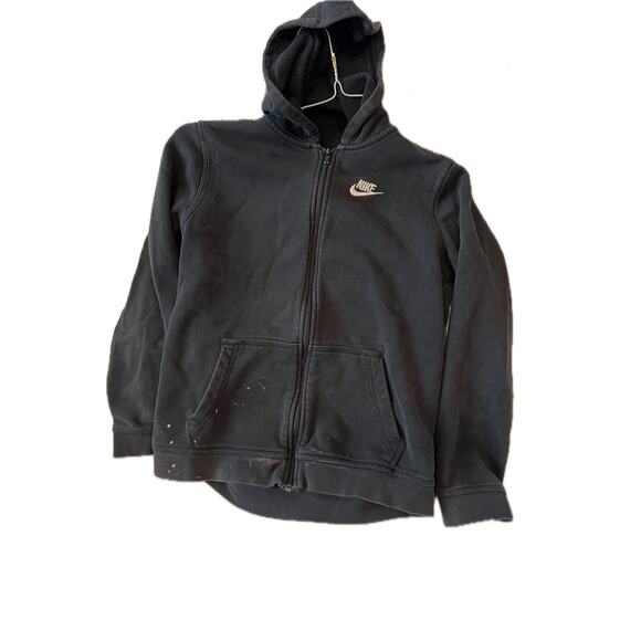 Nike Black Zip Up Hoodie, Woman's XL - Picture 1 of 5
